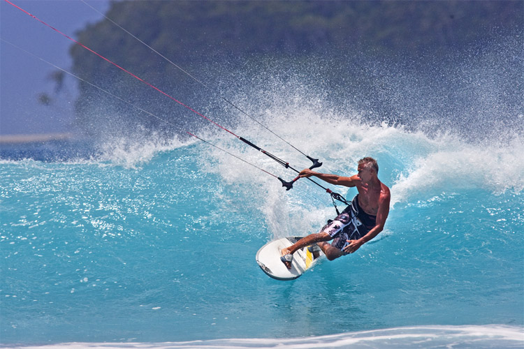Pete Cabrinha: he quit windsurfing because he had too many wind toys