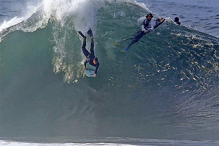 The Portuguese Wedge: a superb wave located somewhere in the north of Portugal