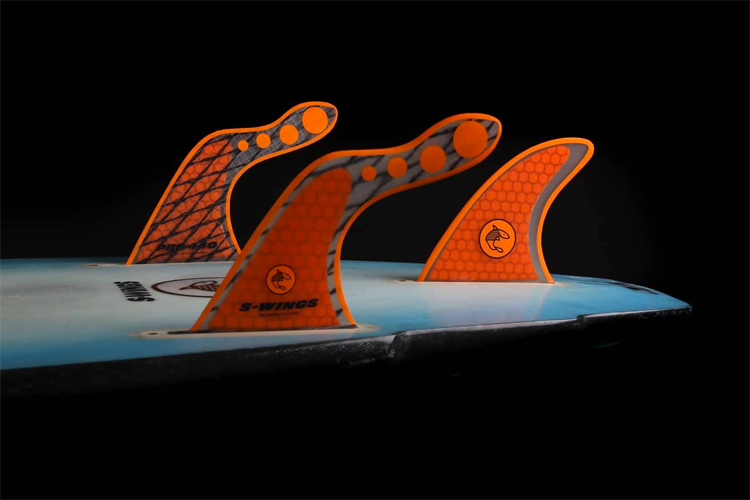 S-Wings: surfboard fins with coil effect | Photo: S-Wings