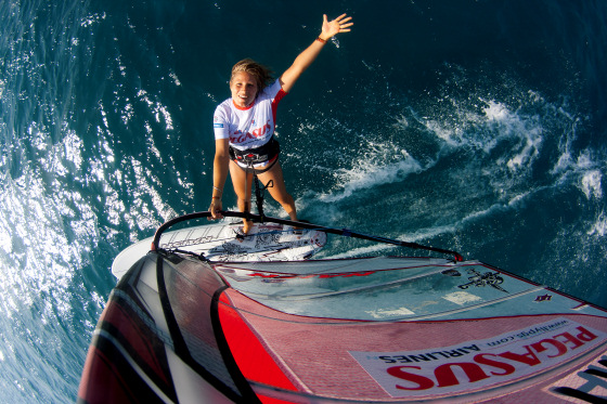 Sarah Hebert: the Atlantic Ocean windsurfing master