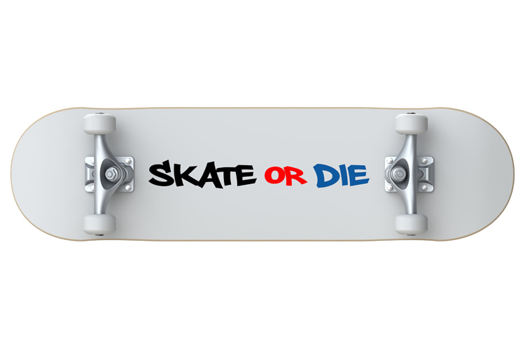 Skate or die: one of the most famous skateboarding catchphrases | Illustration: SurferToday