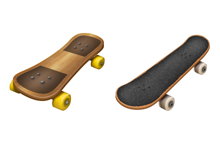 Skateboard emoji: the first version only lasted 12 days