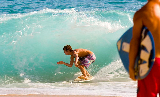 Skimboarding: skimming takes boardsports to another level