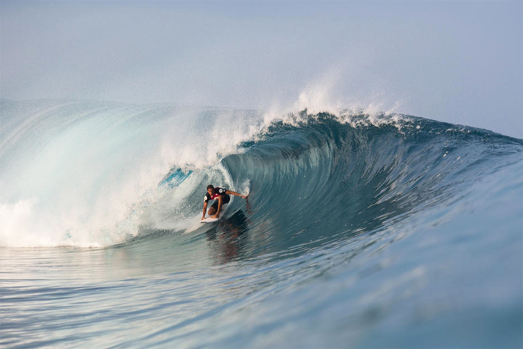 Soli Bailey: the first Australian to ever win the Volcom Pipe Pro | Photo: Saguibo/WSL