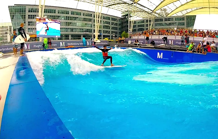 2014 European Championships in Stationary Wave Riding: Munich is a surfing paradise