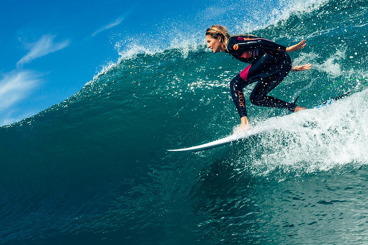Stephanie Gilmore: probably the greatest female surfer of all time | Photo: Roxy