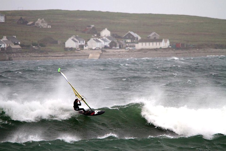 Steve Thorp: it looks cold in Ireland | Photo: Magheroarty Classic