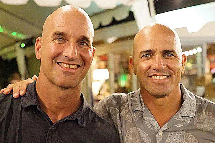 Mike Stewart and Kelly Slater: kings of their own castles