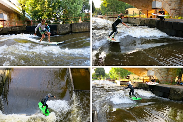 Surfing in the Czech Republic: a river wave is better than nothing | Photos: Surfwave.cz
