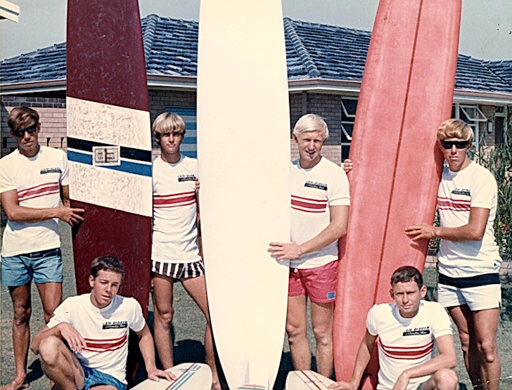Surfing Down South: the Len Dibben Surf Team back in 1965 | Photo: surfingdownsouth.com.au