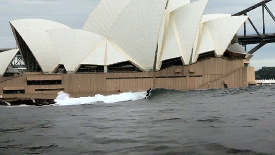 Sydney Opera House: the next big thing of surfing in Australia