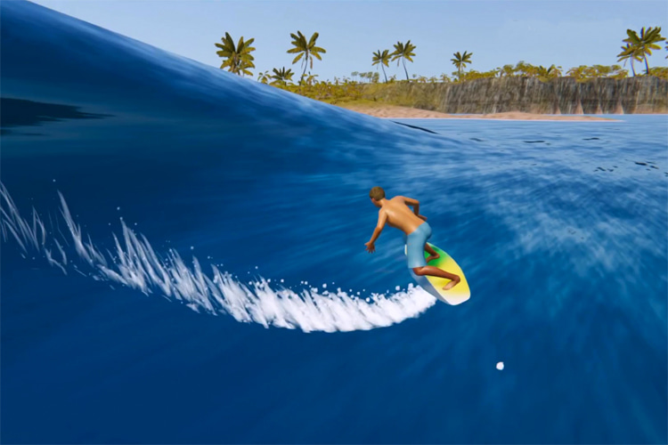 The Endless Summer Search for Surf: a realistic 3D surfing simulation game created by Ed Marx
