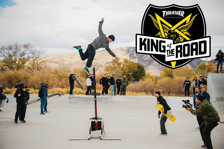 King of the Road: the skateboard contest series run by Thrasher
