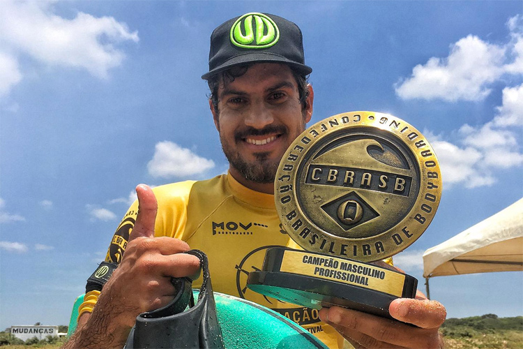 Uri Valadão: he has five Brazilian bodyboarding titles under his belt | Photo: Lara/CBRASB