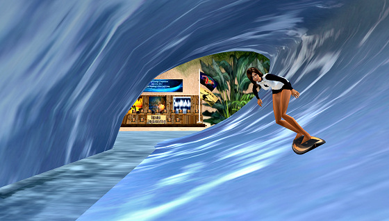 Virtual surfing: is this tarp surfing?
