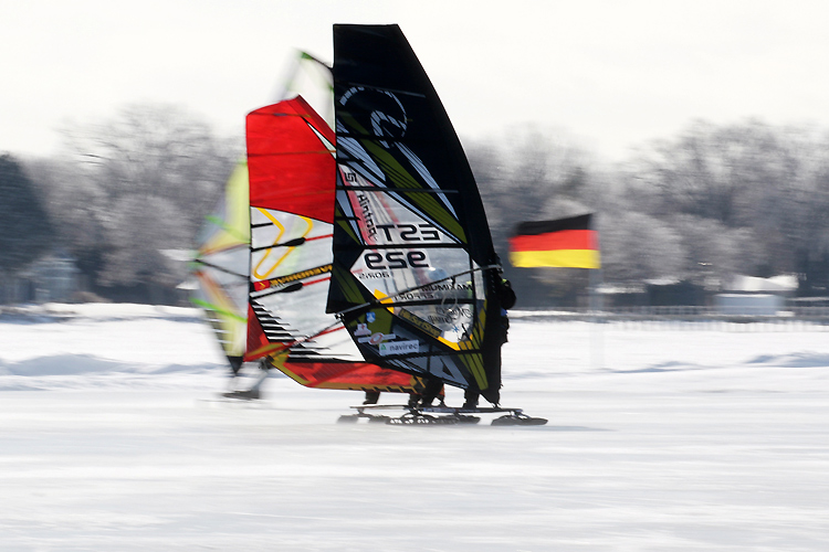 World Ice and Snow Sailing Championships: surfing on frozen waters | Photo: WISSA