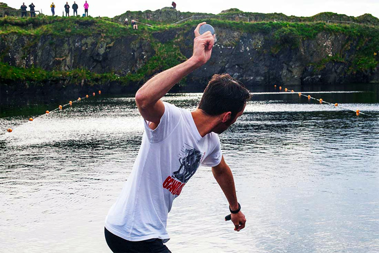 World Stone Skimming Championships: the event is held every year in Easdale Island, Scotland | Photo: WSSC