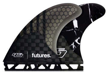 Thruster 3DFins New Future Base Zombie Zone - Large Surfboard Fins 