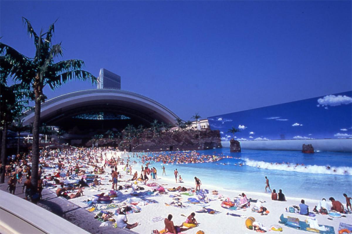 Seagaia Ocean Dome (Япония). Аквапарк в Японии Океанский купол. Самый большой аквапарк в мире Seagaia Ocean Dome. Океанский купол «Ocean Dome».