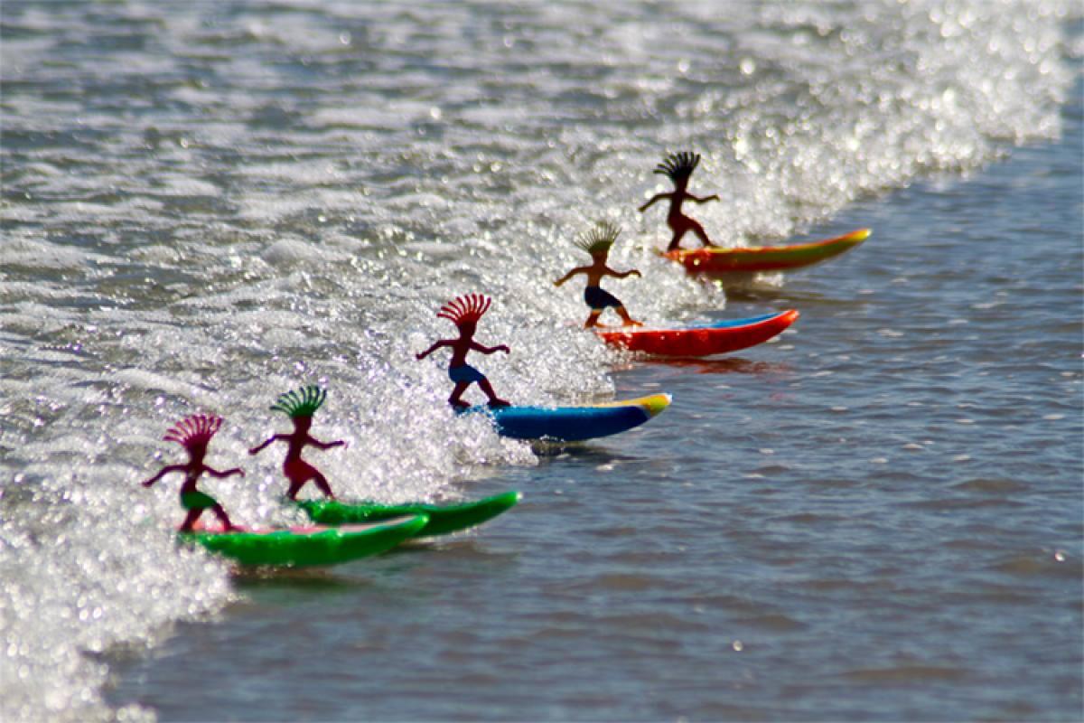 96F4 Nylon Plus Fiber Surfboard Fins Durable Beach Surfing Toys 