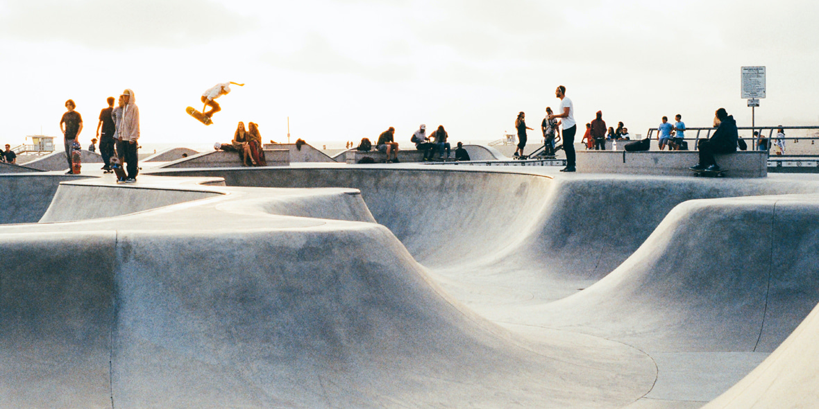 Skateparks: there are around 5,000 skateboard parks in the world | Photo: Mantri/Creative Commons