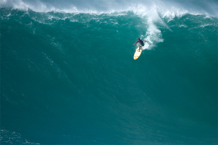 One hundred-foot wave: a restricted surfing elite club