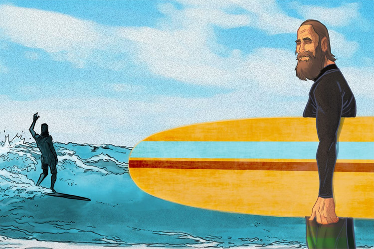 A Distant Wave: a 12-page digital surf comic