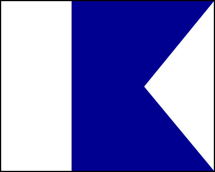 A (Alpha) | Nautical Flag