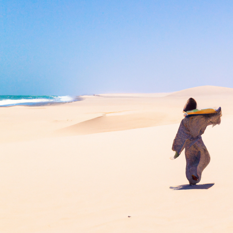 Amina: from the slopes of the desert to the ocean wave | Illustration: SurferToday