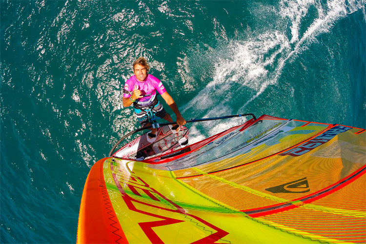 Antoine Albeau: the French conquered 25 world windsurfing titles across nearly all disciplines: slalom, super x, freestyle, speed, and foil | Photo: Carter/PWA