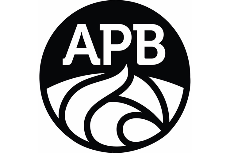 APB Tour: the new 2019 black-and-white logo
