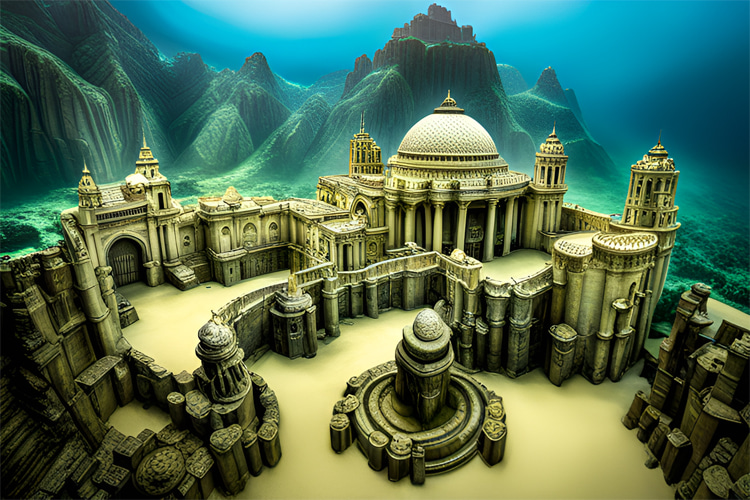 Atlantis: Atlantis was an allegory used by Plato to convey his philosophical ideas | Illustration: SurferToday