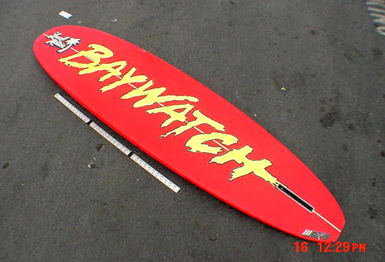 Baywatch surfboard: available for only one million dollars