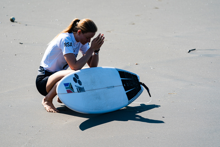 Bianca Buitendag: the spirit of surfing is compatible with the values of Olympism | Photo: ISA