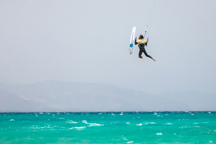 Freestyle kiteboarding: GKA judges want to see big airs | Photo: GKA
