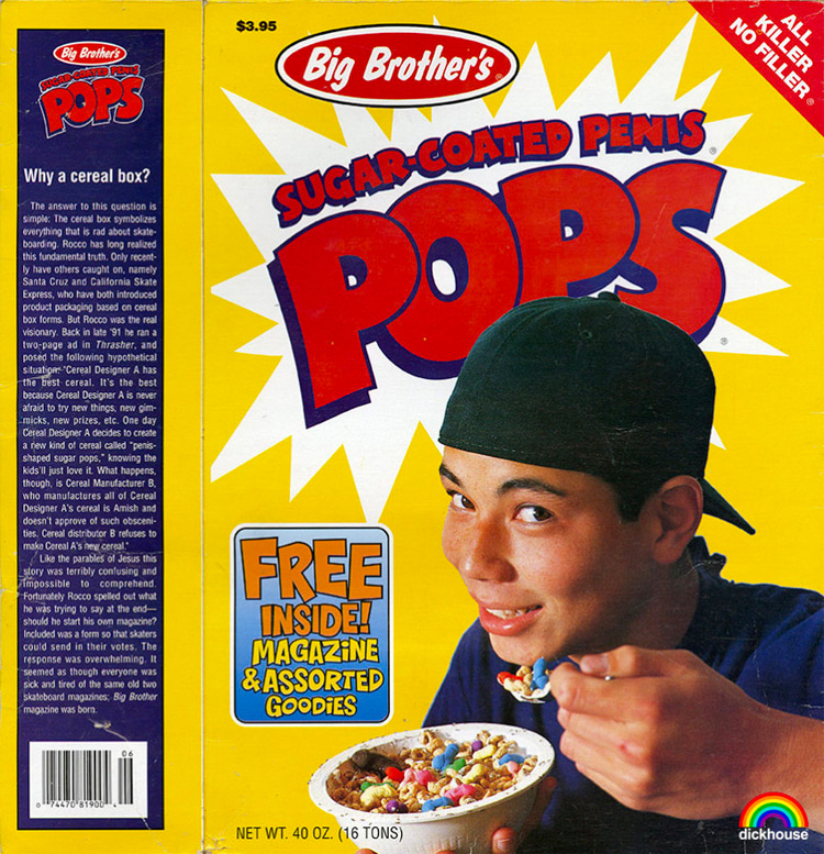 Big Brother magazine: the famous cereal box issue 6