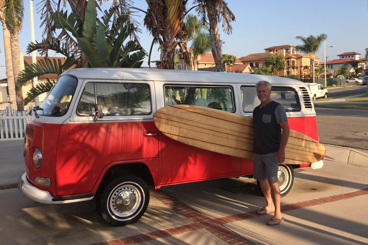 Bob Vale: he inspired and helped Steve Brown reconnect with surfing