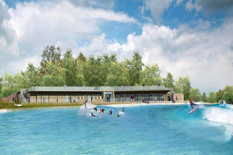 The Wave Bristol: the first full-size Wavegarden Cove facility open to the public in Europe | Illustration: The Wave Bristol