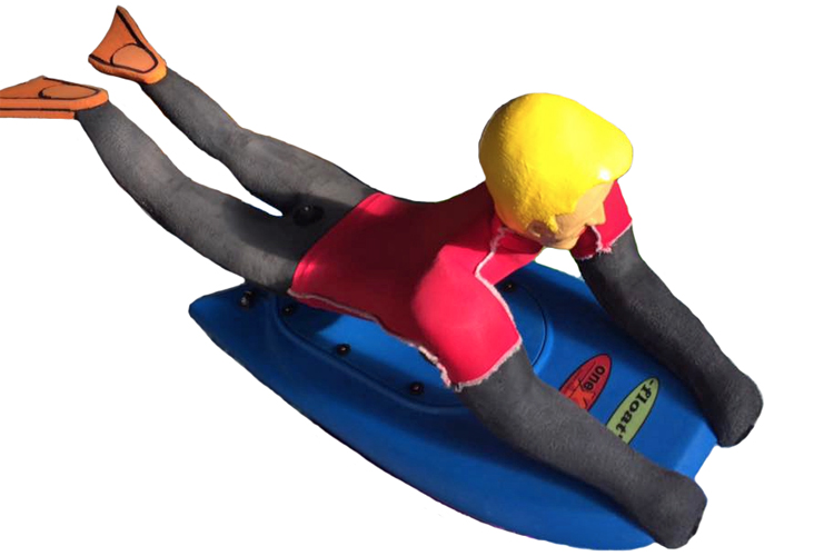 Bro RC Bodyboarder: a radio-controlled boogie boarder that lands a bagful of tricks