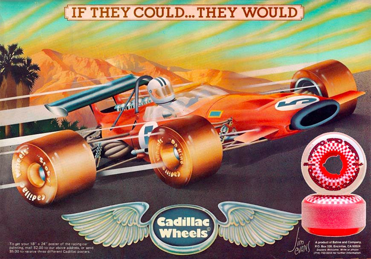 Cadillac Wheels: the urethane skateboard wheel company founded by Frank Nasworthy