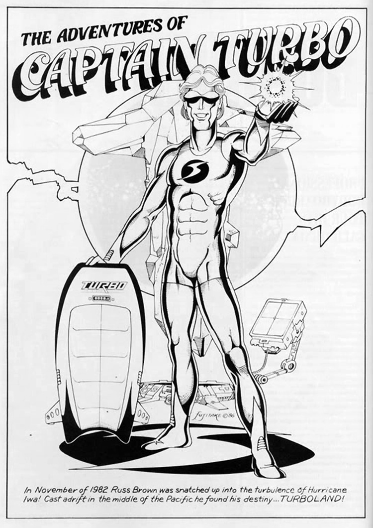 The Adventures of Captain Turbo (1986) | Illustration: Fujitake