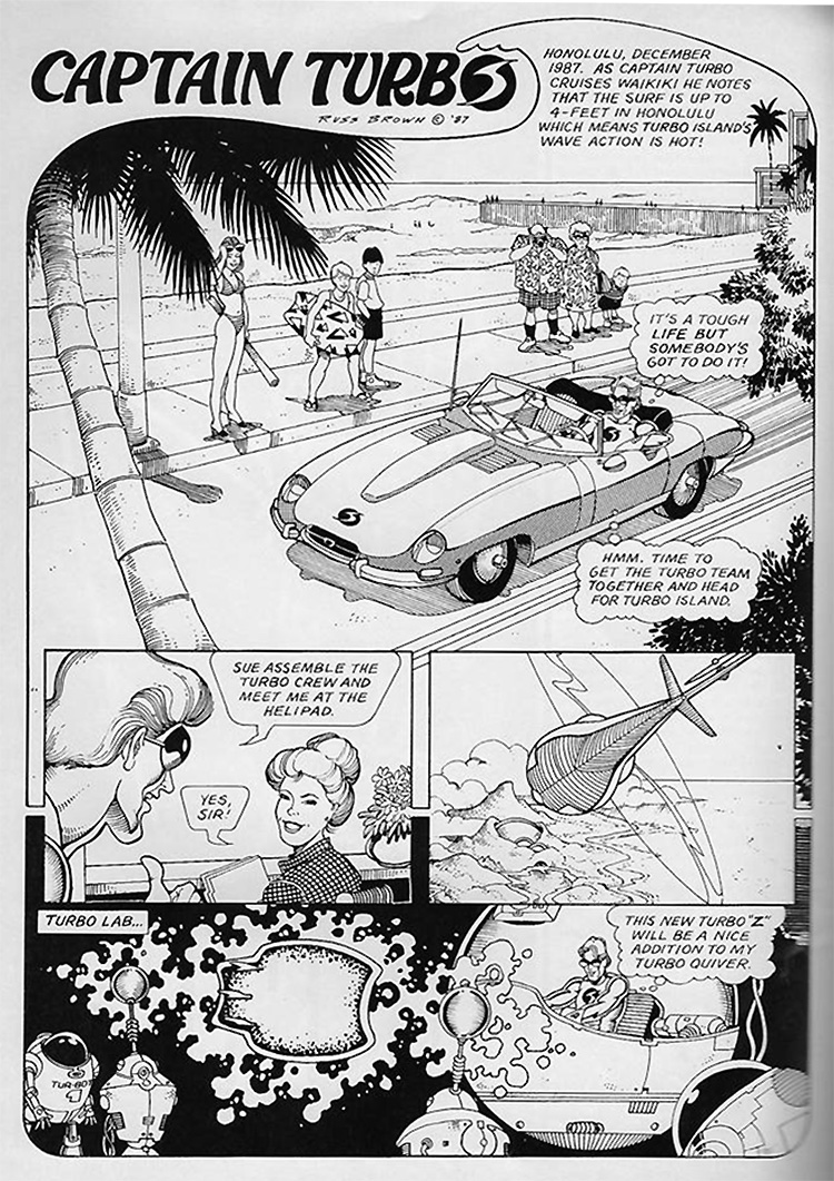 The Adventures of Captain Turbo (1987) | Illustration: Fujitake