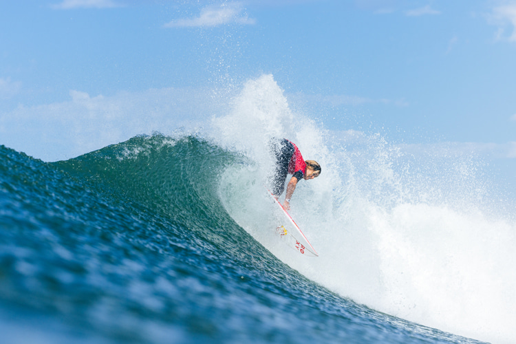 Caroline Marks: she was unstoppable at the 2023 Rip Curl Finals | Photo: WSL