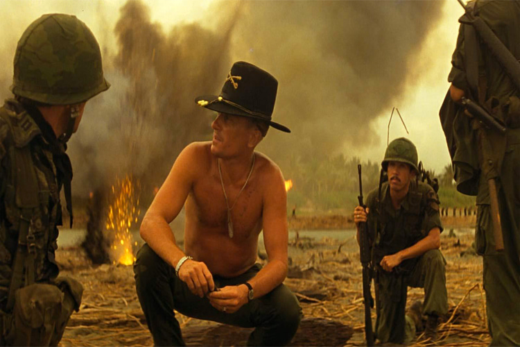 Apocalypse Now: Lieutenant Colonel Bill Kilgore tell his troops that Charlie don't surf