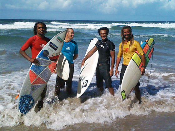 Trinidad and Tobago surfers: first event completed