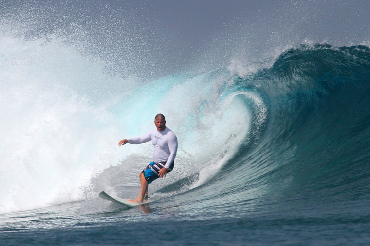 CK Littlewood: having the time of his life in the Mentawai Islands | Photo: Littlewood Archive