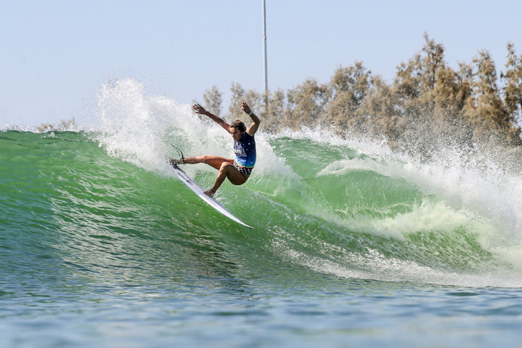 Coco Ho: fired up at the Surf Ranch | Photo: WSL