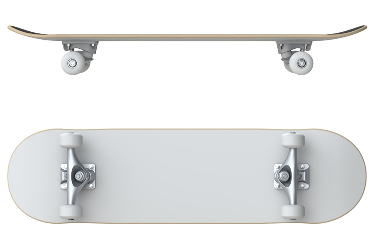 Complete skateboards: pre-assembled skateboards are cheaper than custom-built kits | Photo: Shutterstock