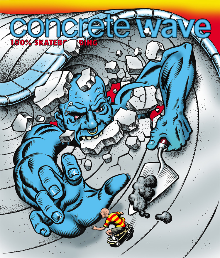 Concrete Wave: the first issue of Brooke's magazine was released in 2002