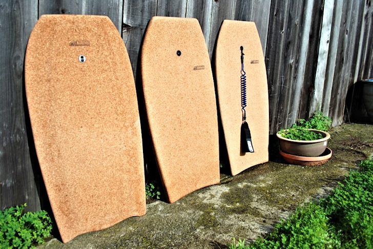Bodypo: a bodyboard/paipo made of cork and fiberglass | Photo: California Surfcraft